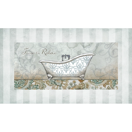 Time to Relabath - Wrapped Canvas Painting Print