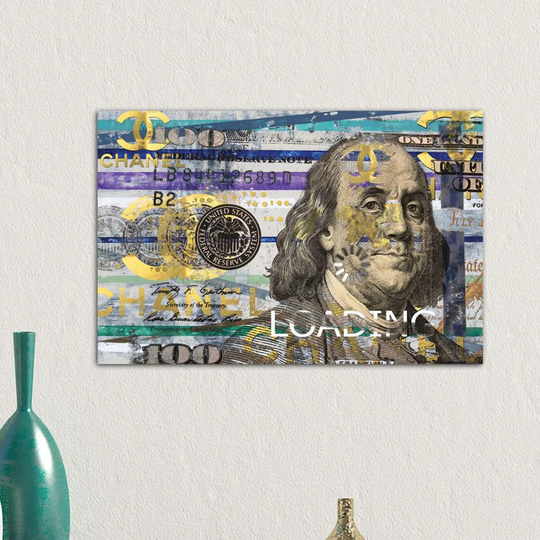 All About the Benjamins by Taylor Smith - Wrapped Canvas Graphic Art Print