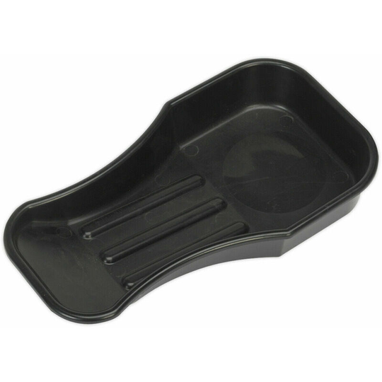 2.5L Motorcycle Oil Drain Pan - Heavy Duty pp Construction - Sloped Design