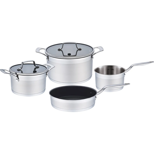Symple Stuff Sintra 6 Piece Stainless Steel Non Stick Cookware Set
