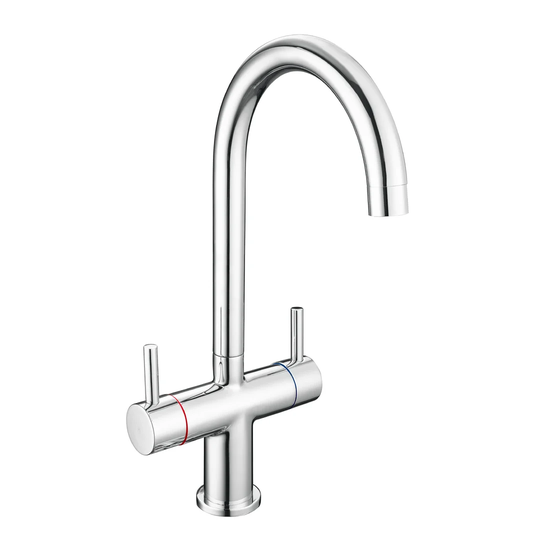 Adour Twin Lever Monobloc Tap