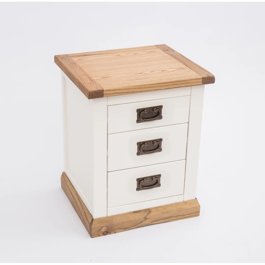 Odin 3 Drawer Bedside Table