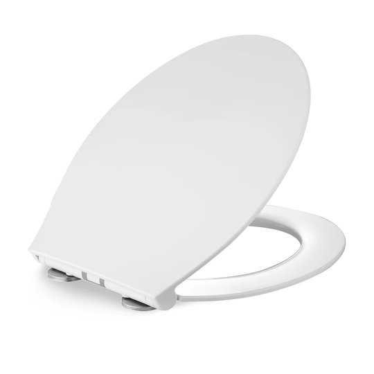 White toilet seat
