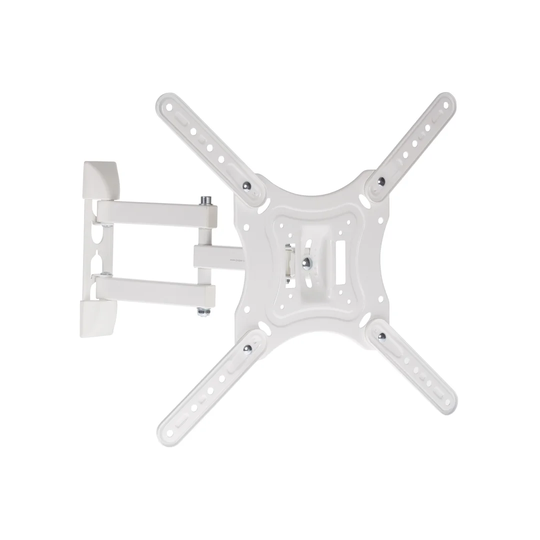 Symple Stuff Heavy Duty Swing Arm Tilt & Swivel 23 - 55" TV Bracket - White