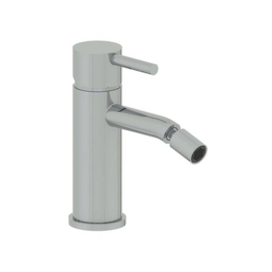 Jtp Inox Bidet Mixer Tap with Pop Up Waste - Stainless Steel