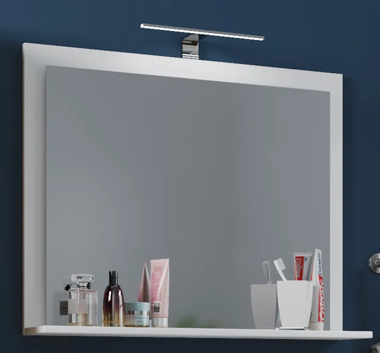 Elverda Wood Framed Wall Mounted Bathroom Mirror