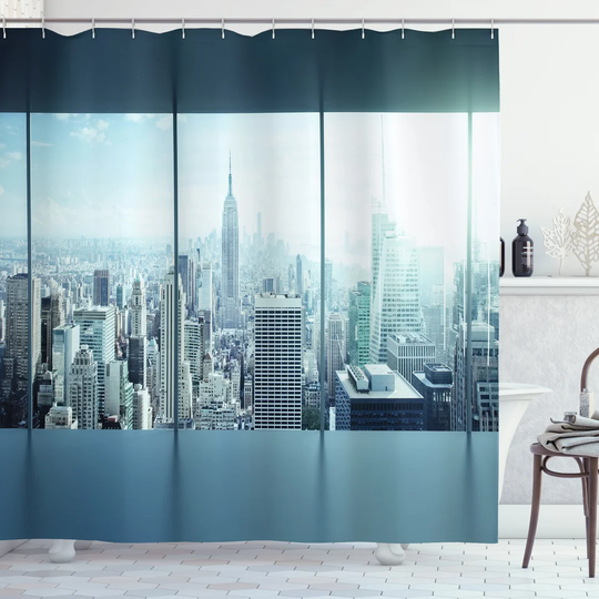 Billie-May 13 Piece Polyester Shower Curtain Set