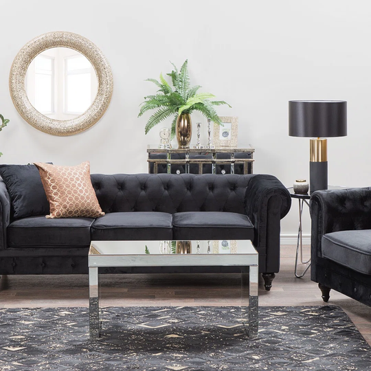 Mirrored Coffee Table - Living Room