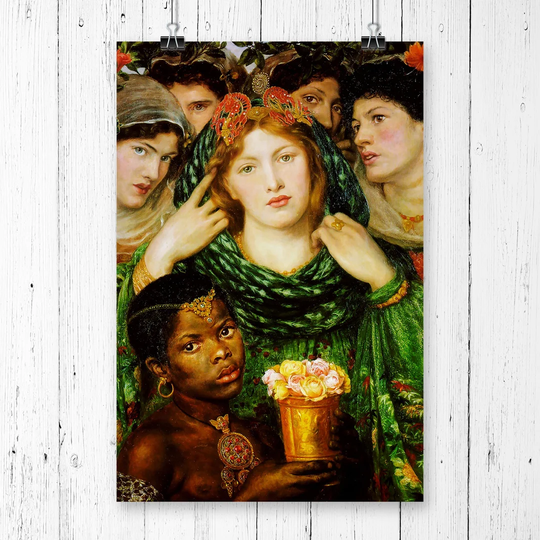 'The Beloved' by Dante Gabriel Rossetti graphic art
