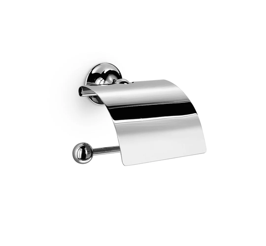 Elsa Wall Mounted Toilet Roll Holder with Movable Lid
