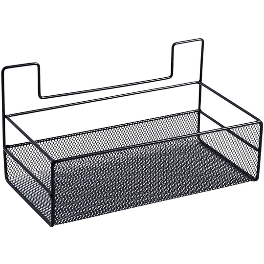 Shower Caddy Bathroom Shelf Organizer Wall Mounted Bathroom Shelf No Drilling Adhesive Shower Storage Basket Storage Rack, Black&M - Black&M