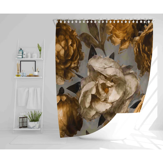 Buckeys 2 Piece Polyester Shower Curtain Set