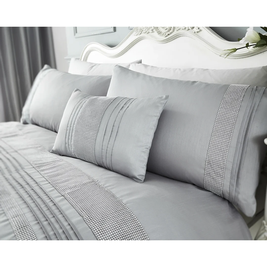 Raegan Geometric Diamante Scatter Cushion with Filling
